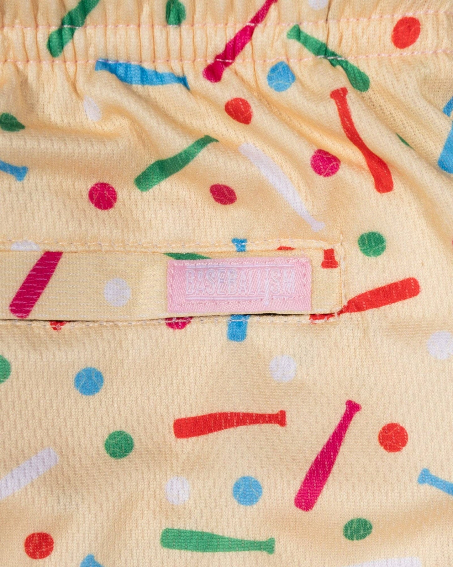 Batter Up Bakery Confetti Cupcake Diamond Mesh Shorts