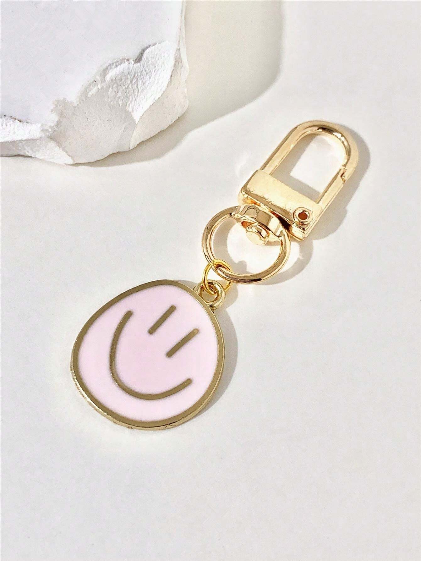 Smiley Face Keychain