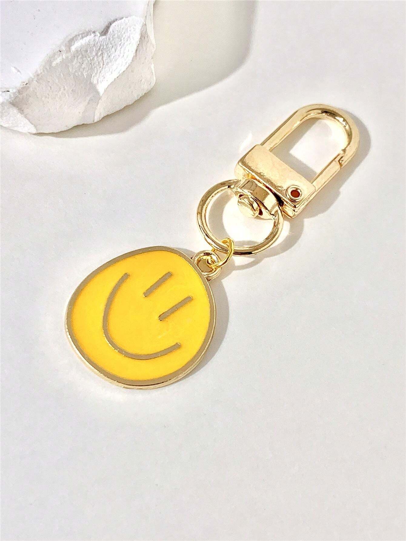 Smiley Face Keychain