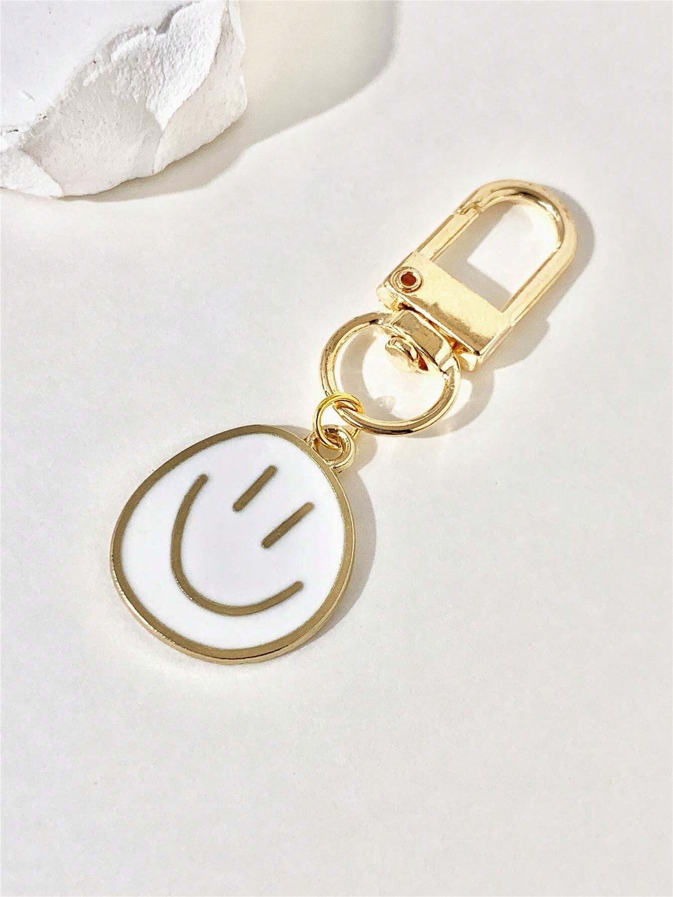 Smiley Face Keychain