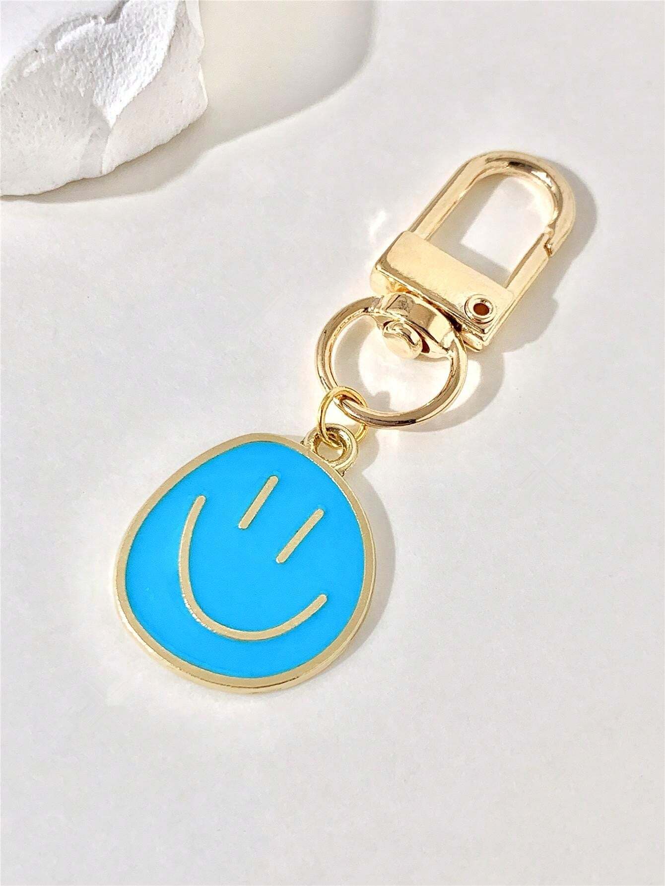 Smiley Face Keychain