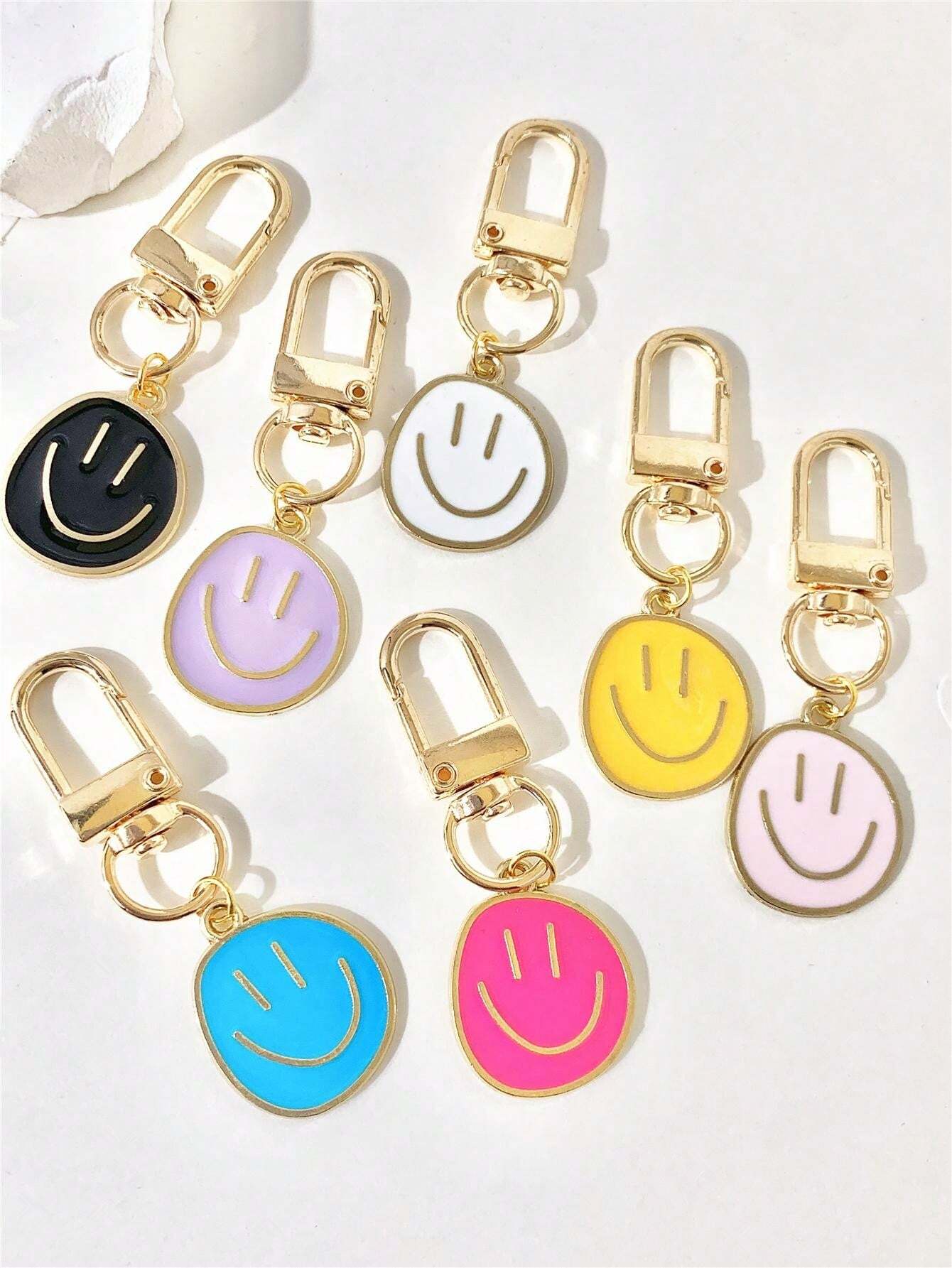 Smiley Face Keychain