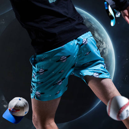Space Ball Diamond Mesh Shorts