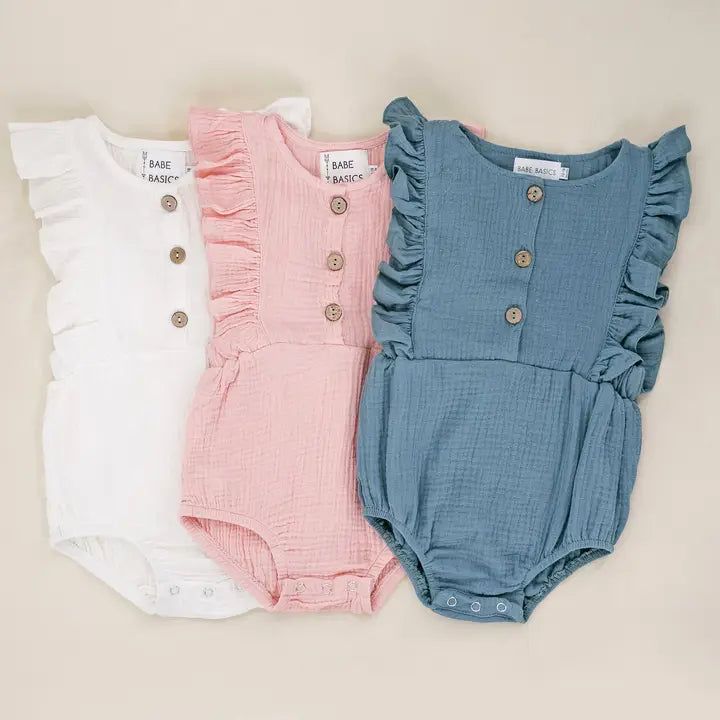 Ruffle Baby Romper