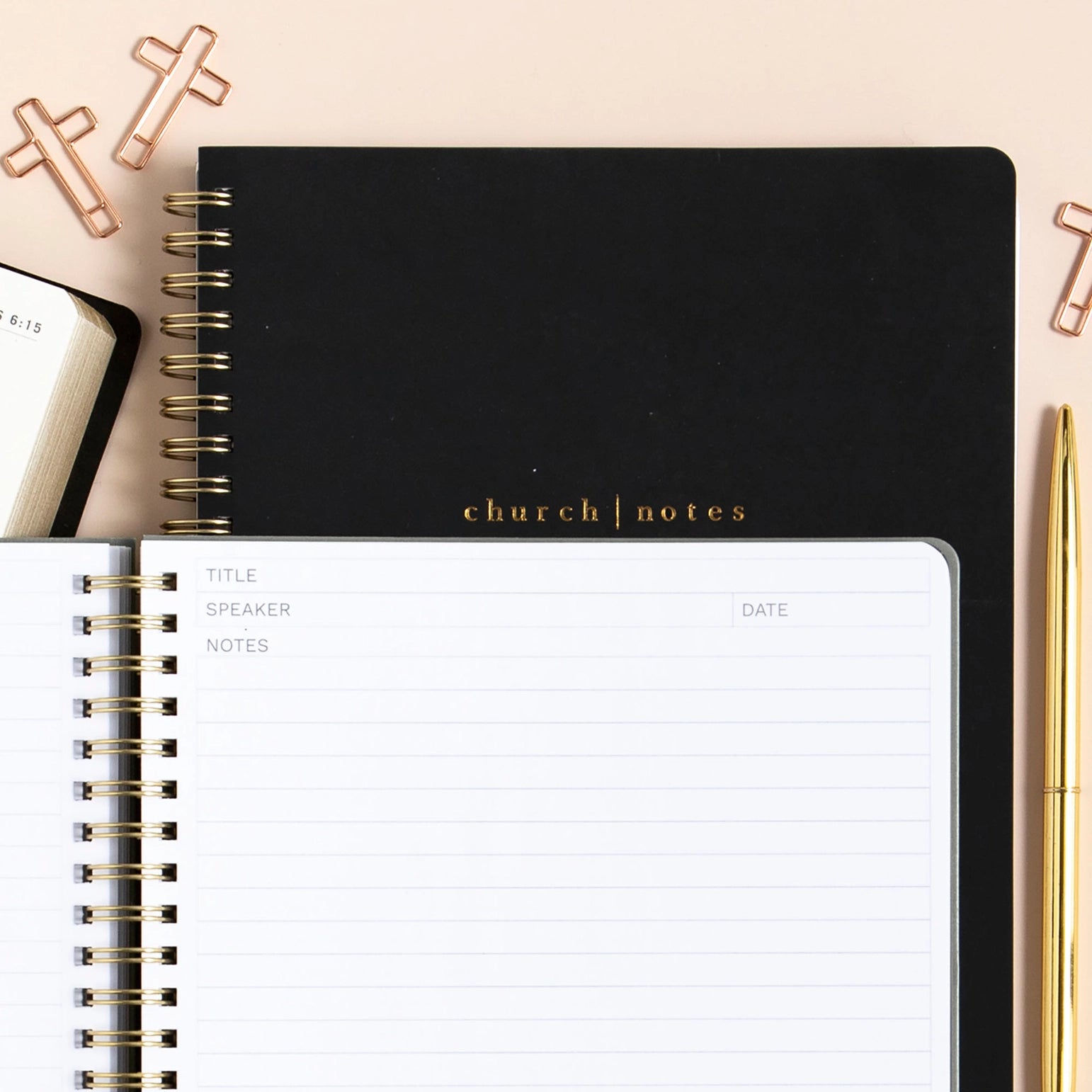 Black Church Notes Bible Reference Notebook with Maps