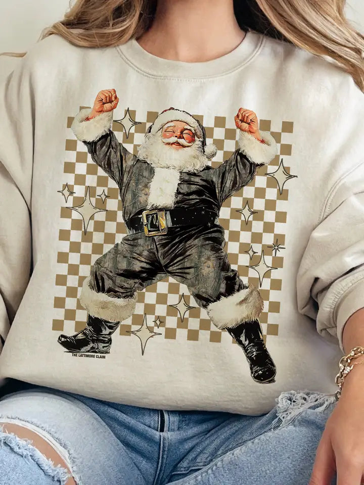Dancing Camo Santa