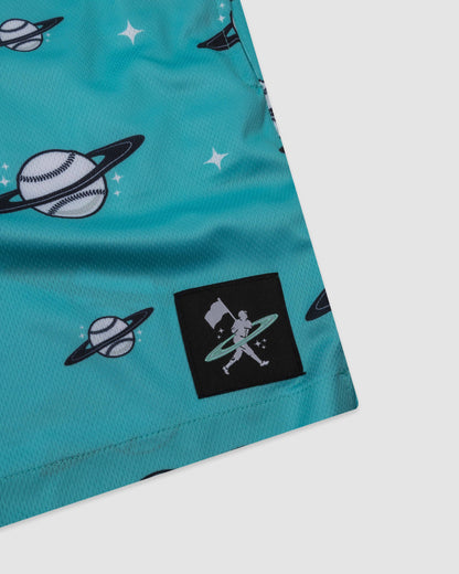 Space Ball Diamond Mesh Shorts