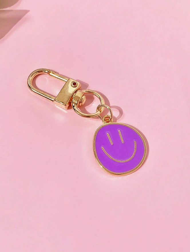 Smiley Face Keychain