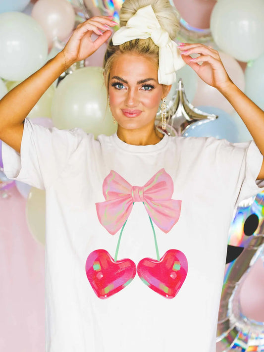 Cherry Hearts Tee