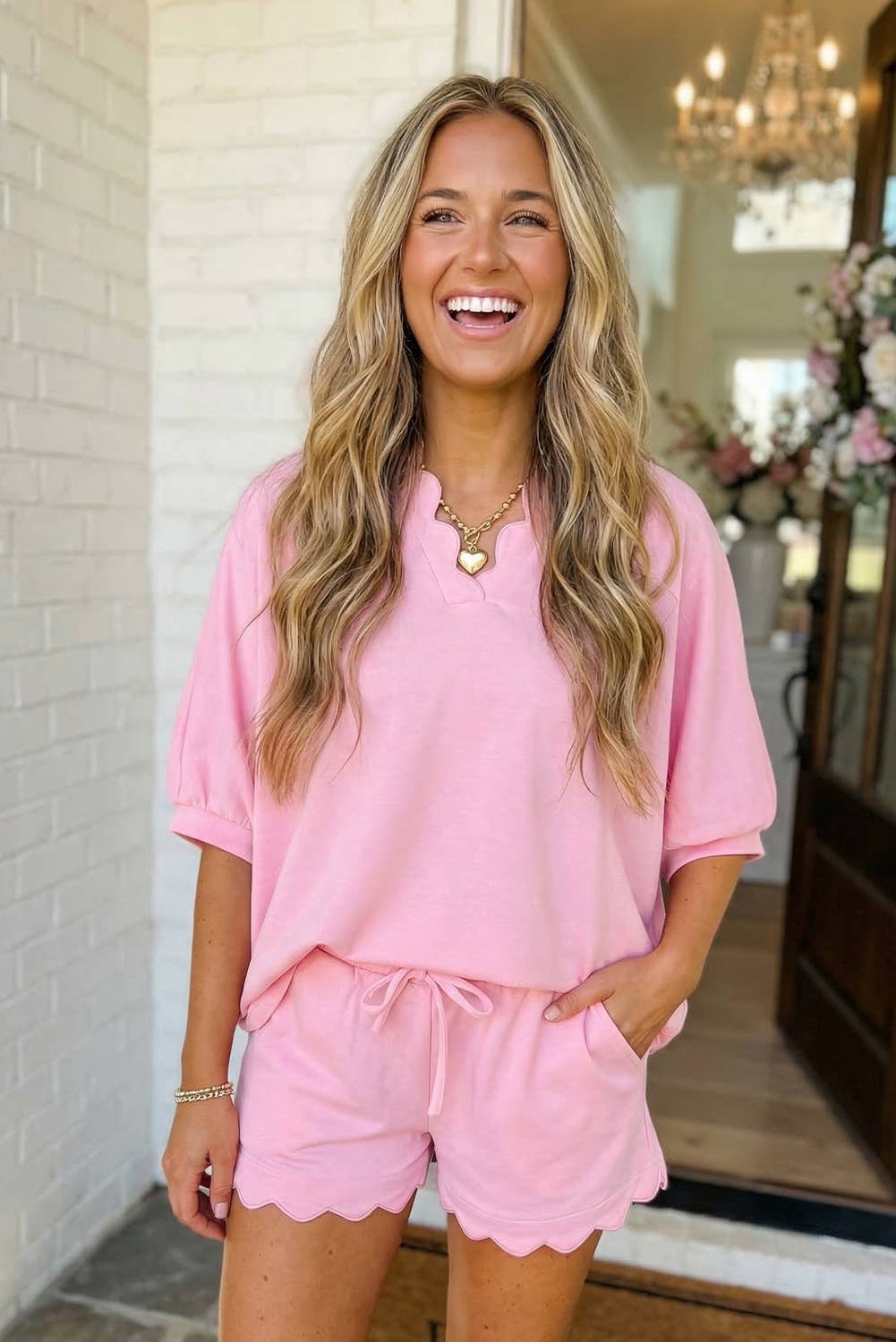 Scalloped Oversize Set